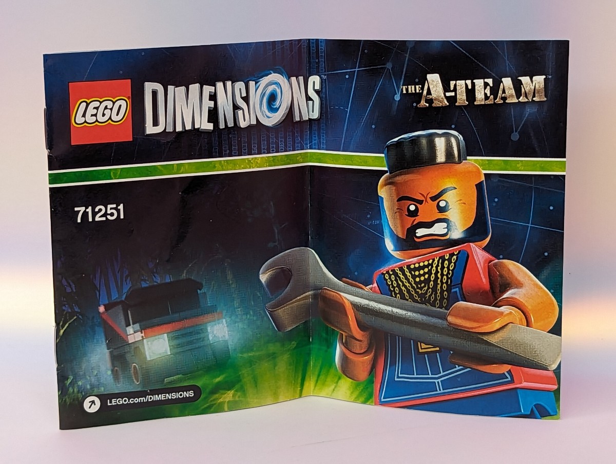こまちょこページ LEGO Dimensions The A-Team Mr. T/B.A. Baracus 71251 Instruction