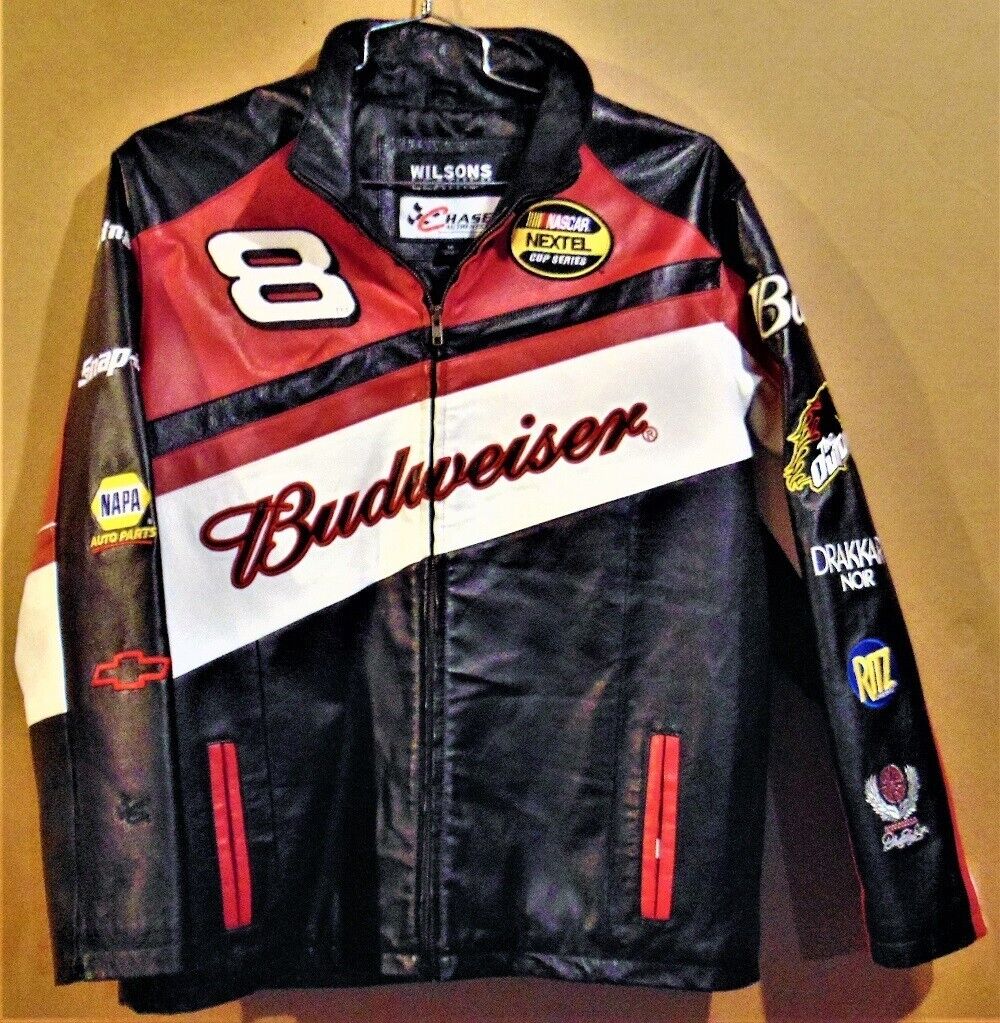 DALE EARNHARDT JR. BUDWEISER NASCAR RACE JACKET | eBay DALE EARNHARDT JR. BUDWEISER NASCAR RACE JACKET | eBay