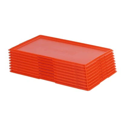 10 x Deckel für Eurokasten Metzgerkiste Fleischkiste E1 E2 E3