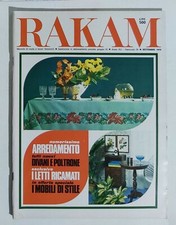 08715 Rivista ricamo moda 1970 - Rakam a. XLI n. 9 - Rusconi