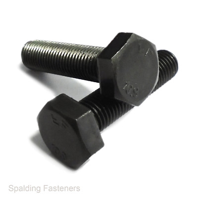 7/16'' 1/2'' 5/8'' UNC HOHE ZUGFESTIGKEIT SCHWARZ SELBSTFÄRBENDE VOLLGEWINDE SECHSKANTSCHRAUBEN