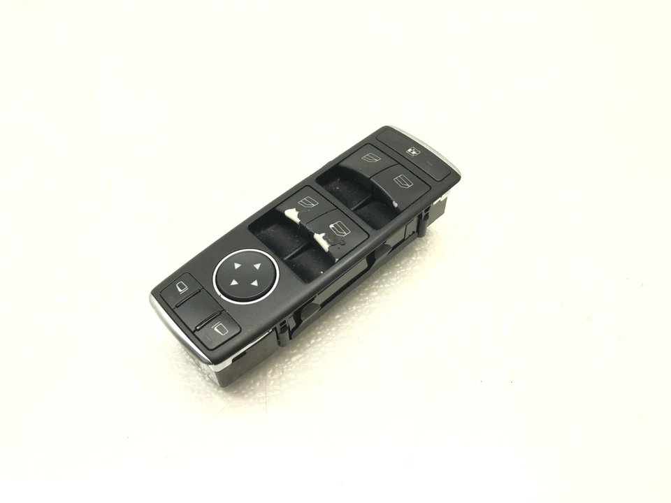 MERCEDES BENZ E550 2010-2013 CONDUCTOR IZQUIERDO VENTANA DELANTERA INTERRUPTOR MAESTRO CONJUNTO FABRICANTE DE EQUIPOS ORIGINALES. Foto 2 de 4