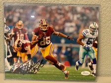 Jordan Reed Signed Washington Redskins 8x10 Photo JSA