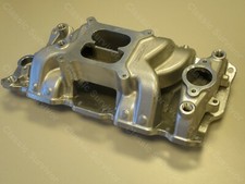 E-force 82025 Intake Manifold Polished Sbc 283 327 350 Fits Stock Heads
