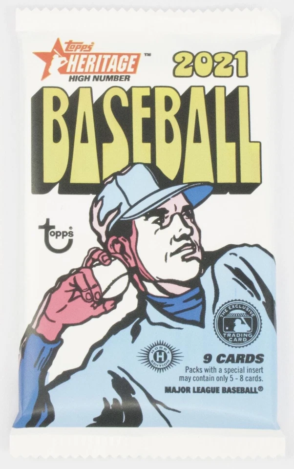 2021 Topps Heritage High Number Baseball Hobby Box 24 Packs Per Box 9 Cards/Pack - Image 3 of 4