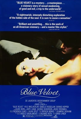 Blue Velvet (1986) D.Lynch Movie Poster Print A0-A1-A2-A3-A4-A5-A6-MAXI 485 - Bild 1 von 2