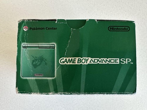 Nintendo Game Boy Advance SP Rayquaza Edition Console Pokemon Center Japan NEW - Picture 3 of 7