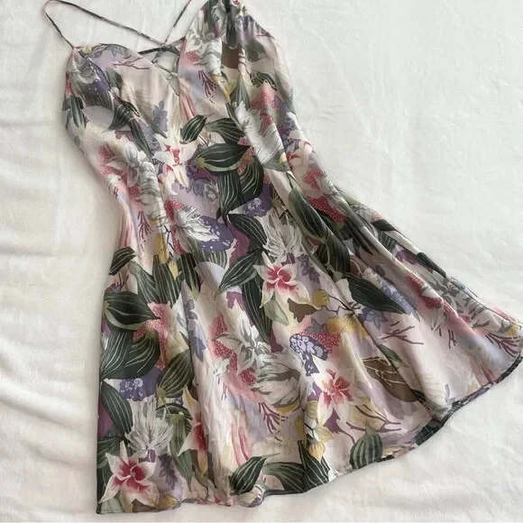 UNDERCOVER Abito Victoria’s Secret G Label SETA floreale slip vintage chemise