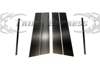 6-Piece Real Carbon Fiber Pillar Post Covers For Acura TSX 2004-2008 – Gloss Finish