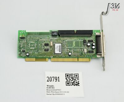 20791 ADAPTEC PCB, ISA SCSI Steuerkarte, AHA-1510/20/22B, 967706-02 FGT1522B