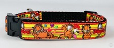 Garfield dog collar handmade adjustable buckle collar 1
