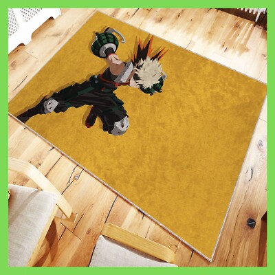 My Hero Academia Rug, Best New Years Gift, Manga Panel Decor Rug,  Anime Gift