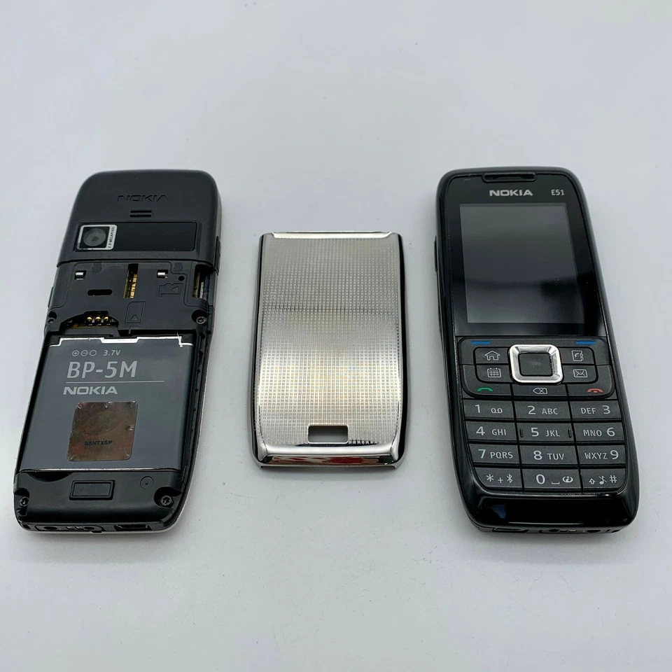 Nokia E Series E51 - Black Steel (Unlocked) Smartphone - Image 3 of 4