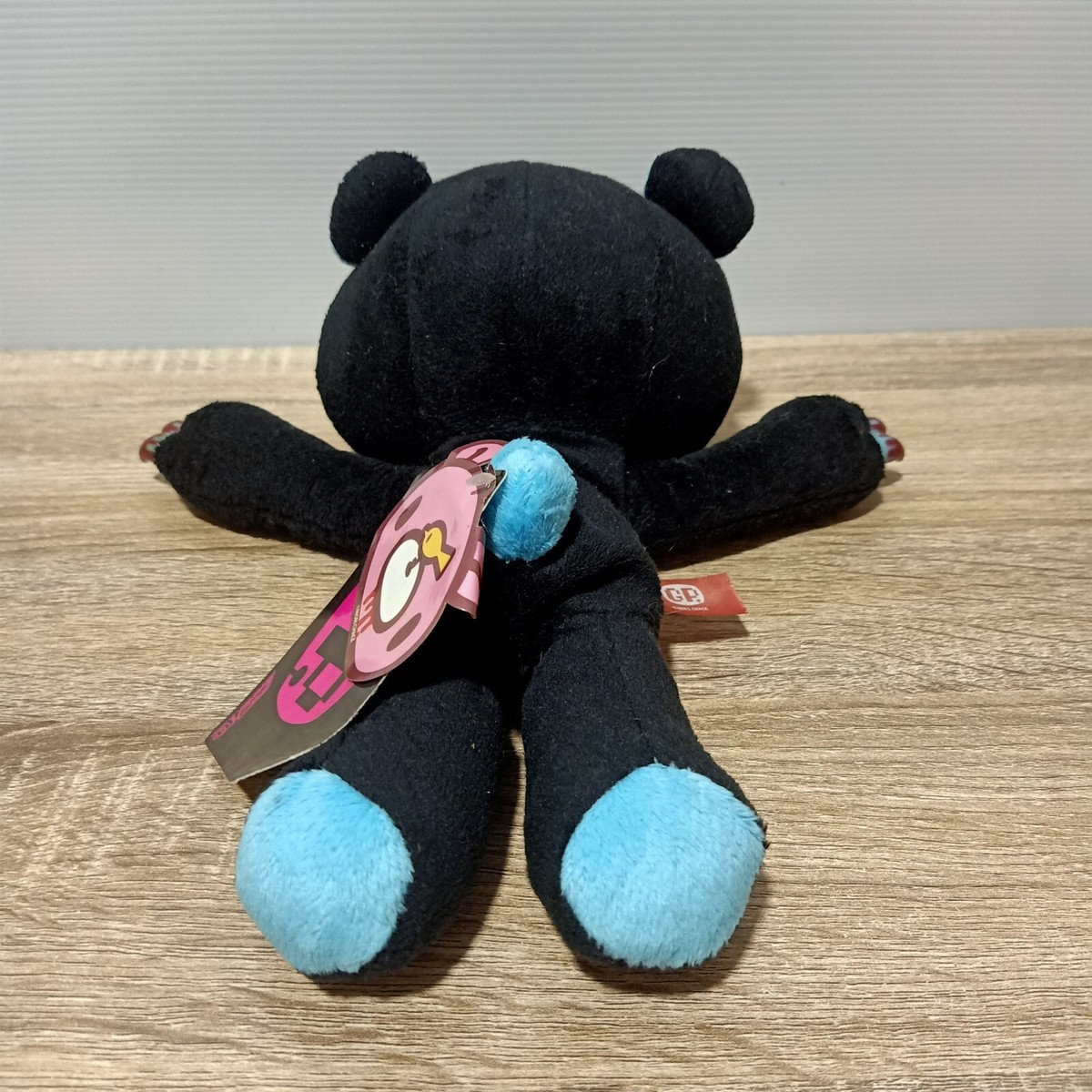 CHAX Gloomy Bear Black Blue Laying Beanbag Plush Toy Taito CGP-230