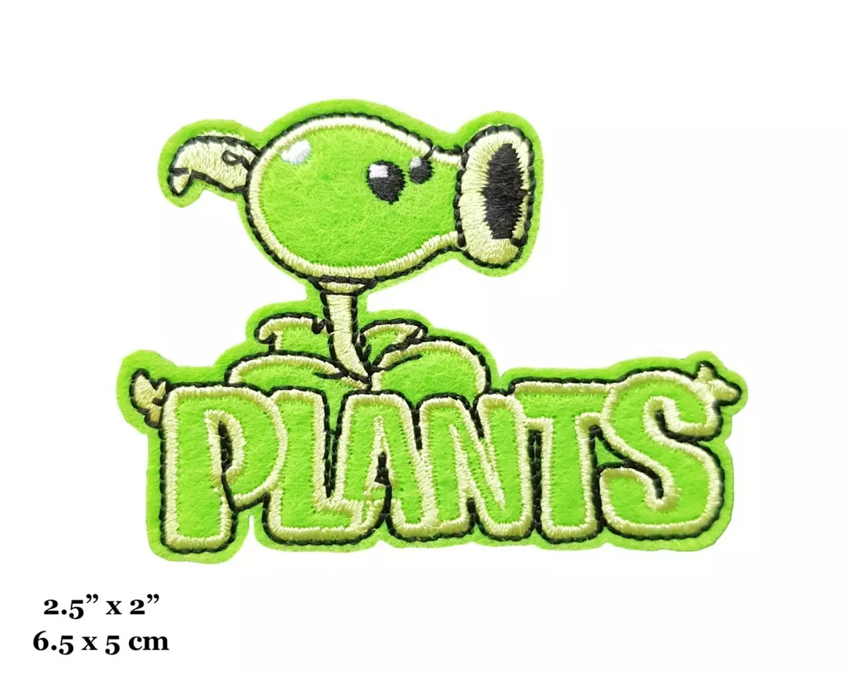 Plants Vs Zombies Game Series Sunflower Plant Embroidered Iron On Patch