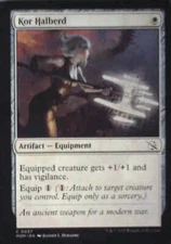Kor Halberd - March of the Machine: #27, Magic: The Gathering Nm R201