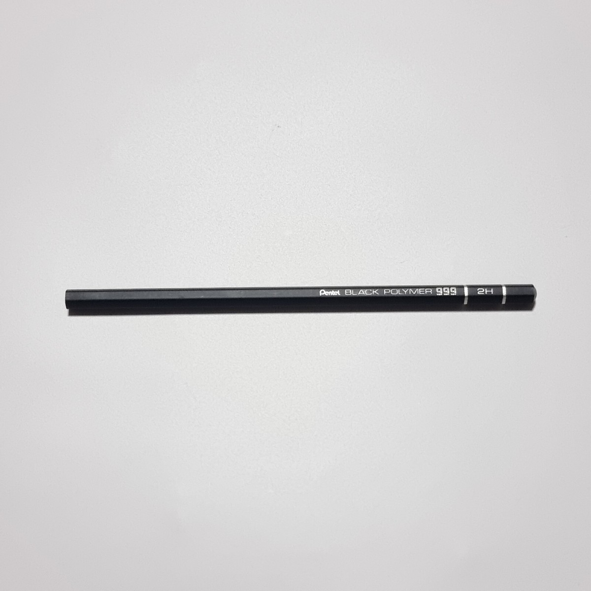 ぺんてる BLACK POLYMER 999 B 1ダース 12本 CB100 Vintage Pentel Black Polymer 999 2H Single Pencil - JIS Mark