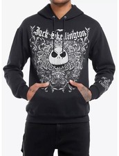The Nightmare Before Christmas Jack filigree hoodie jacket mens S MSRP 54.90