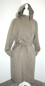 hooded wrap coat