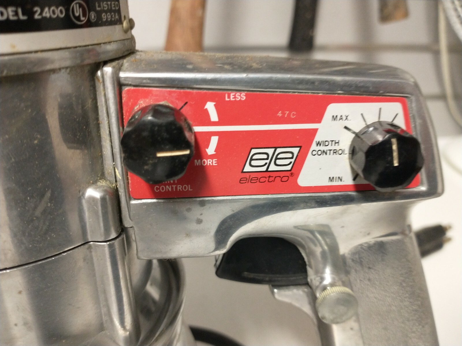 Vintage 1968 ELECTRO Solid State Rotary Airless Paint Gun Model 2400