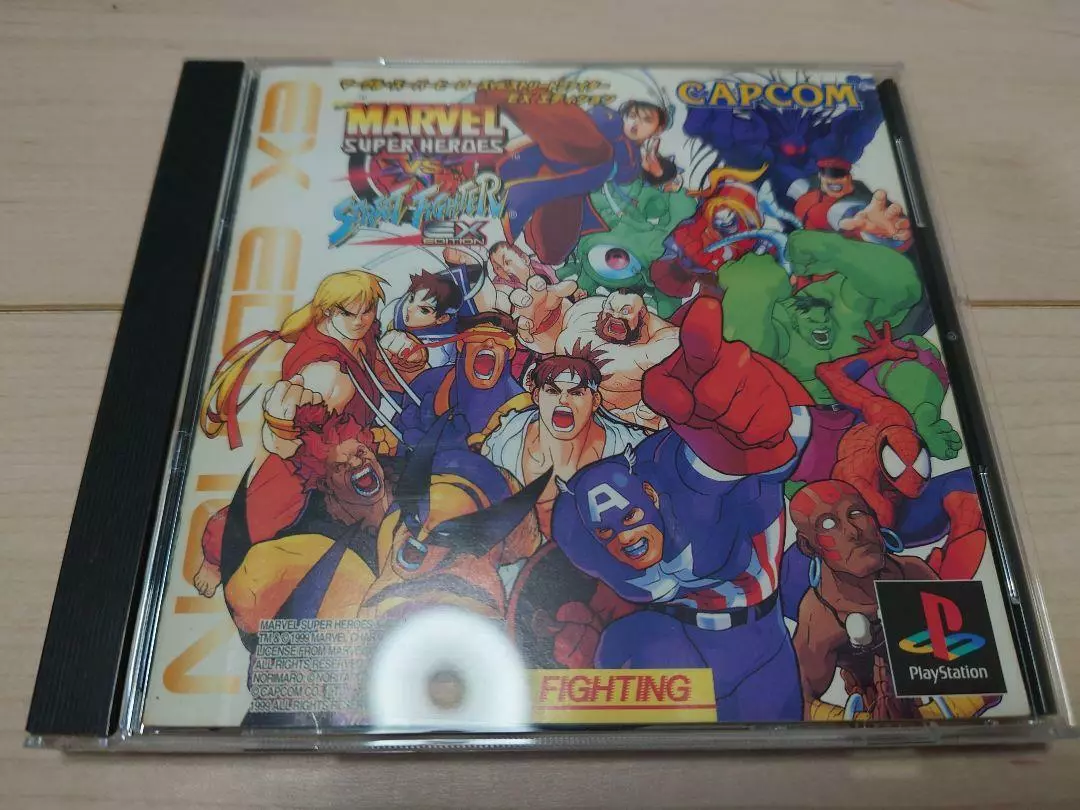 Marvel Super Heroes vs. Street Fighter (Sony PlayStation 1, 1999) -  Japanese Version for sale online