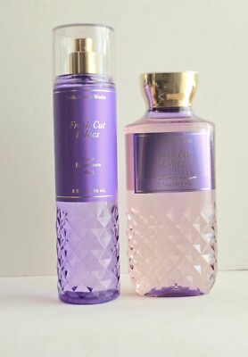 2 items Set: Bath & Body Works - Fresh Cut Lilacs: Fragrance Mist + Shower Gel