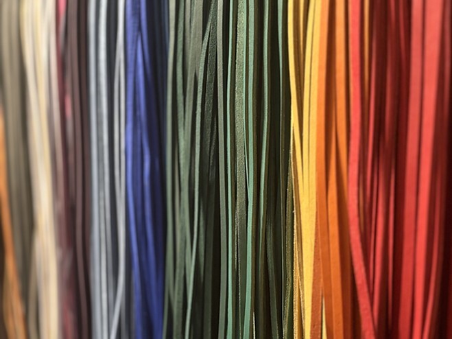 Leather Laces In Bulk,  6 Pack  3/16 " X 72" Made In Usa