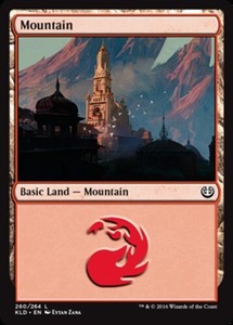 Mountain (260) - Foil x1 - Kaladesh - NM-Mint, English - Kaladesh