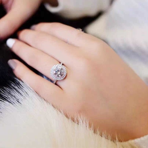 Luxury 3ct AAA Cz Band 925 Silver Women's Engagement Wedding Party Ring Size 4-9 - Picture 14 of 19