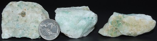 6 Chunks of Rough Madagascar Chrysocolla /16.4 oz (464.93 gr) / 2291 - Imagen 6 de 24
