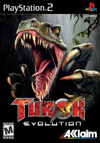 Turok Evolution Sony PlayStation 2 2002 PS2 Manual Tested Dinosaur Aklaim