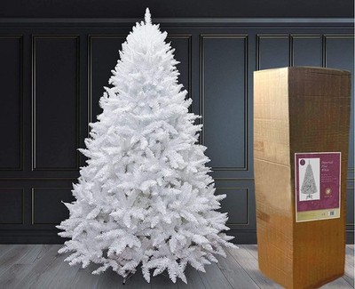 7 Fuß Weihnachtsbaum weiß Weihnachten künstliche buschige Kiefer Outdoor Weihnachten Home Dekoration