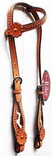 Horse Tack Bridle Western Leather Headstall 9218HA