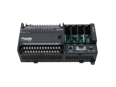 Automation Direct Logic 06 Koyo D0-06AR PLC Processor Unit Missing Covers