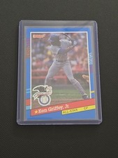 Donruss 1991 Ken Griffey, Jr. All-Star CF (ERROR CARD NO DOT after INC)