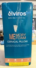 Elviros Cervical Memory Foam Pillow For Neck And Shoulder Pain