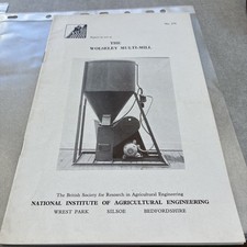 Wolseley multi Mill -NIAE Test 14 page Report 1958