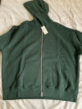 Abercrombie & Fitch Full-Zip Hoodie Green Large