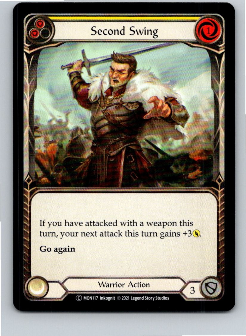 Flesh and Blood Second Swing (Yellow) MON117 Monarch Free Shipping!