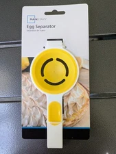 Mainstays Egg Separator Dishwasher Safe (New In Package) yellow and White