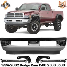 Front Bumper Chrome & Lower Valance Kit For 1994-2002 Dodge Ram 1500 2500 3500