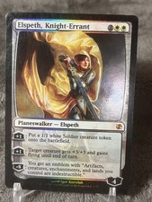 MAGIC THE GATHERING ELSPETH KNIGHT ERRANT FOIL - DUEL DECK ELSPETH v TEZZERET MP