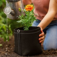 Fydun Cesto per piantare, 10 pezzi per vaso in rete resistente Cestello per rete netto Pianta Coltivazione di cloni Giardinaggio Robusto cesto per piante rotondo in plastica