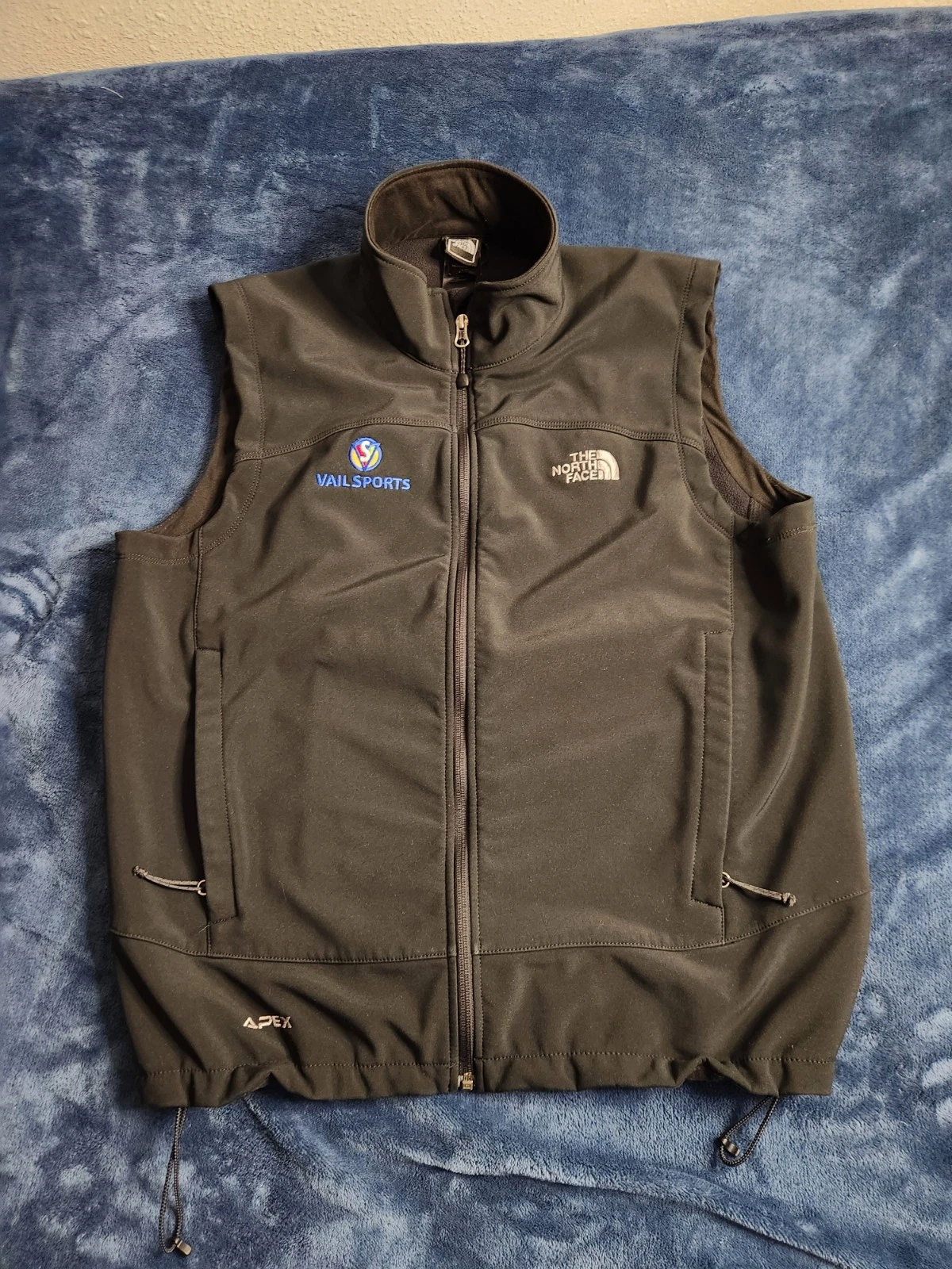 North Face Apex Softshell Vest Mens Sz Large Black Fleece Lined Ful Zip Outdoors
Opens in a new wind
