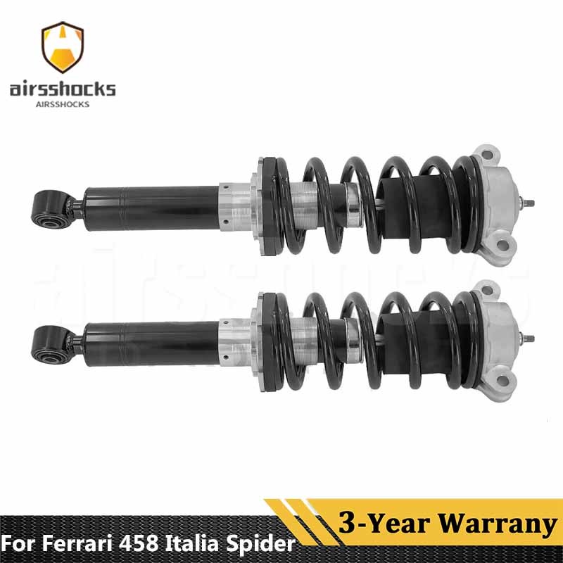 Pair Front Shock Absorbers Assys Magnetic For Ferrari 458 Italia Spider #301450