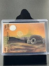 2024 Topps Star Wars Masterwork TATOOINE Sketch Card by Rebeca Louro