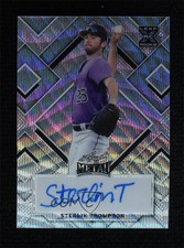 2022 Leaf Metal Pre-Production Proof Silver Wave 1/1 Sterlin Thompson Auto 4z8