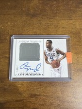 2015 National Treasures Collegiate Basketball Rodney Hood Auto Duke /99