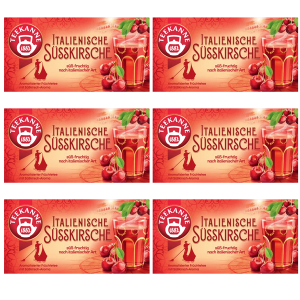 Teekanne LäNdertee Italienische SüßKirsche , 6Er Pack, Kirsch Tee-image