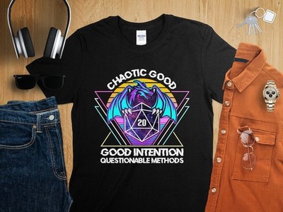 Chaotic Good Funny Alignment Dungeons Tabletop RPG Roleplaying Dragons D20 Dice